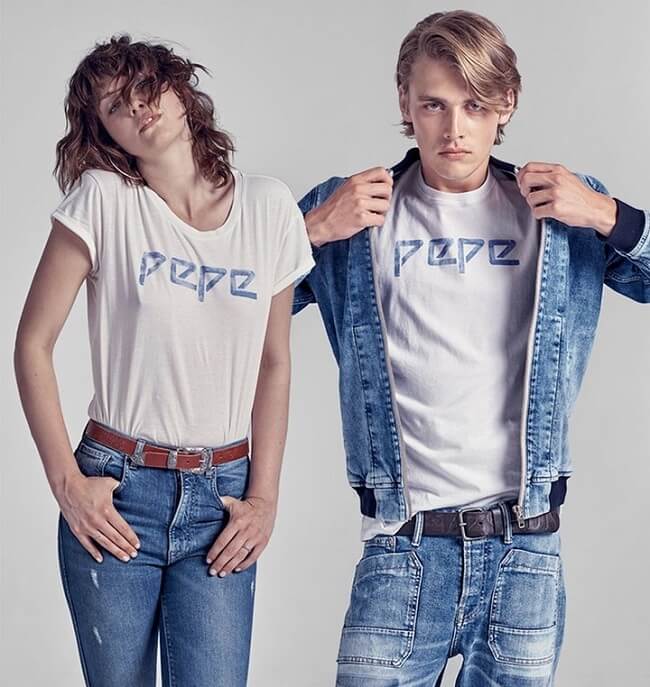 top clothing brands in india pepe jeans