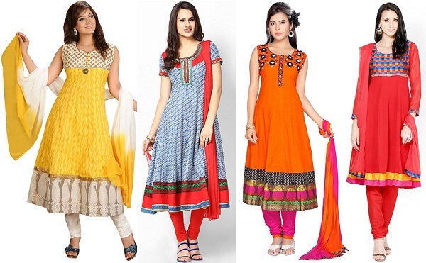 Simple Anarkali Dresses