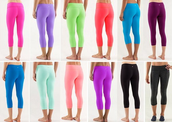 yoga pants available in multiple colors