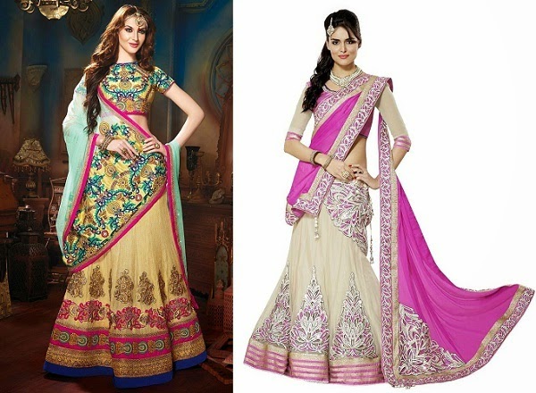  A-line lehenga to avoid if you are rectangle shaped