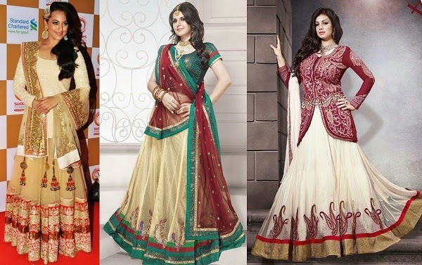 best match lehenga for apple shaped women 