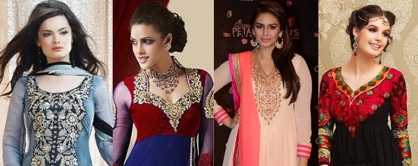 salwar kameez necklines that suit apple shaped body