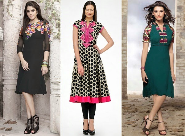 kurti to wear for women with straight body