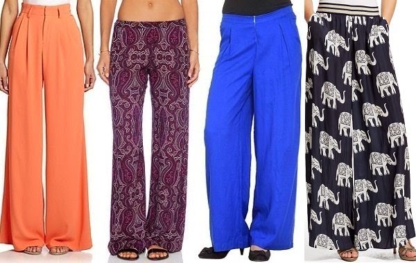 stylish wide leg pants for ladies