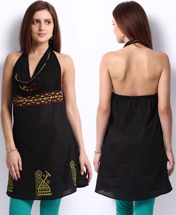 Backless kurti for kitty parties