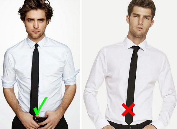 right shirt to wear with skinny tie