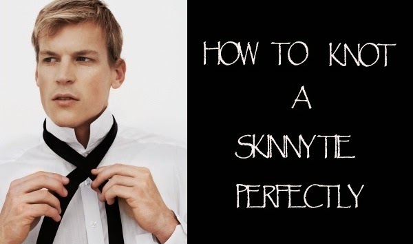 how to tie skinny tie perfectly
