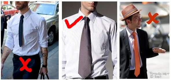 Perfect Tie size in suit