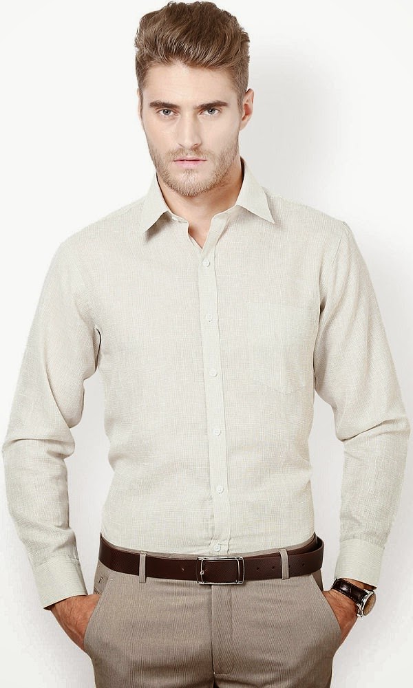 Richlook white Formal Shirt for men