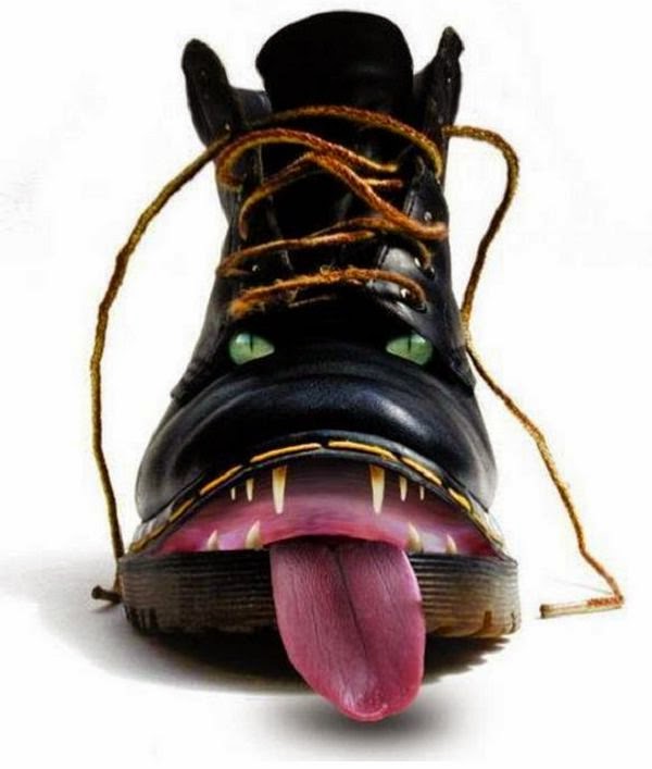 monster face shoes