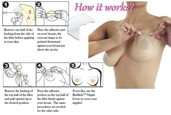 how breast lift tape work