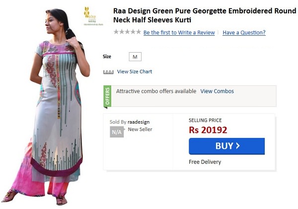 most overpriced fashion items india