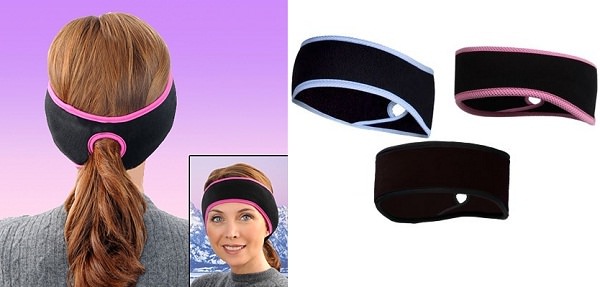 Ponytail Headband for running