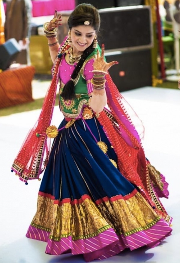 rajasthani ethnic lehenga choli in vibrant colors