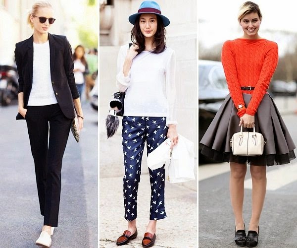 stylish outfits for women with loafers