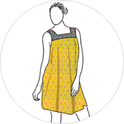 Printed kurti clipart drawing