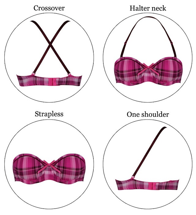 different types of bra straps, how to attach straps to dream angels convertible multiway bra