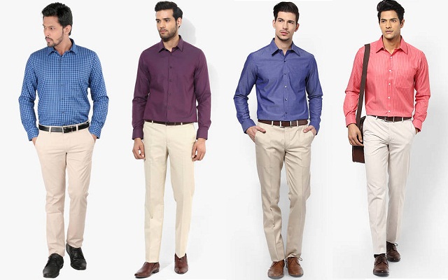 Blue Shirt Combination Pants Ideas  Blue Shirt Matching Pants  TiptopGents