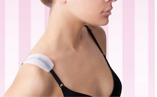silicon gel pad to ease pain of bra DIY Bra Hack, silicone bra strap cushions