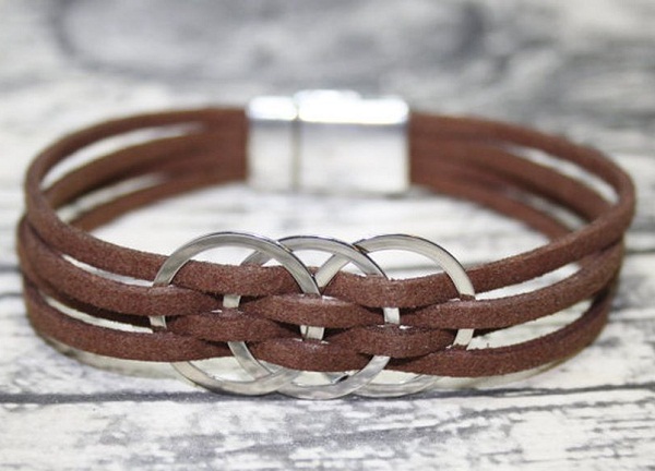 leather bracelet clasp types