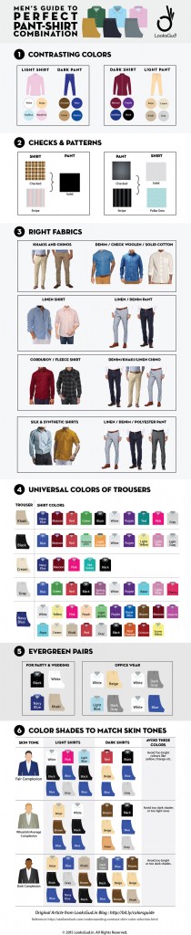 dress pant and shirt color combinations