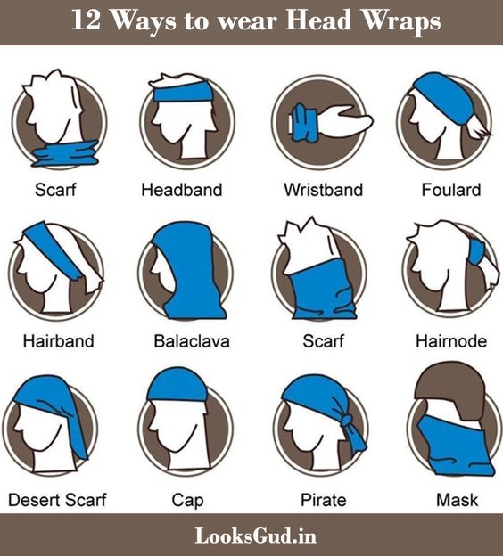 ways to wear headwraps