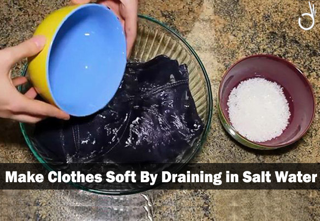 make clothes softer with salt, how to make your clothes soft