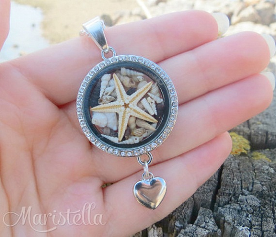 real seashell beach necklace