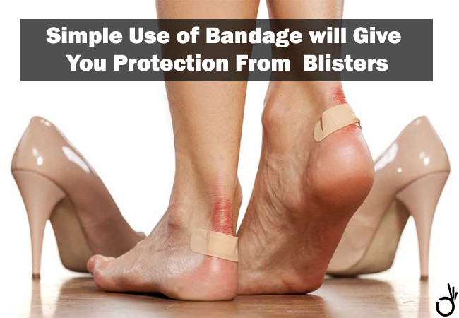 use bandage for protection, blister bandages