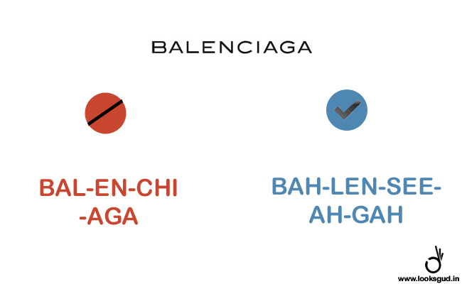 how to pronounce balenciaga brand