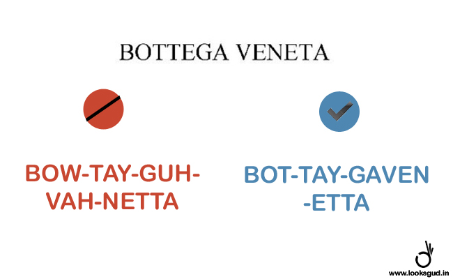 how to pronounce bottega veneta brand name