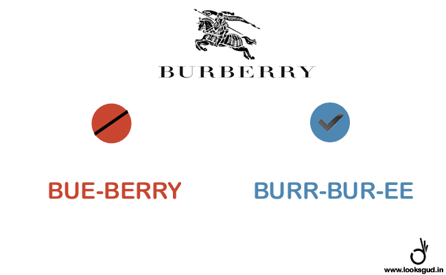 fashion brand burberry pronounciation