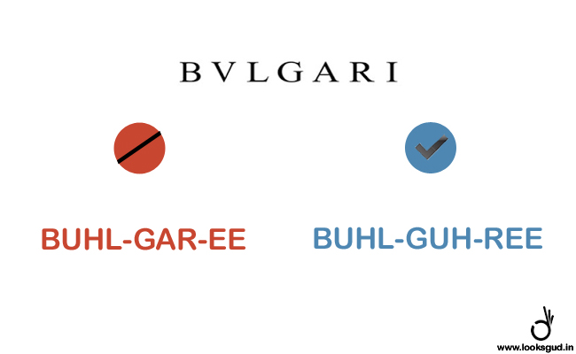 fashion jewellery & accessories brand bvlgari pronounce name