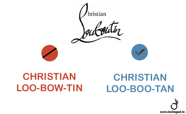 designer brand chrisitan louboutin pronounciation