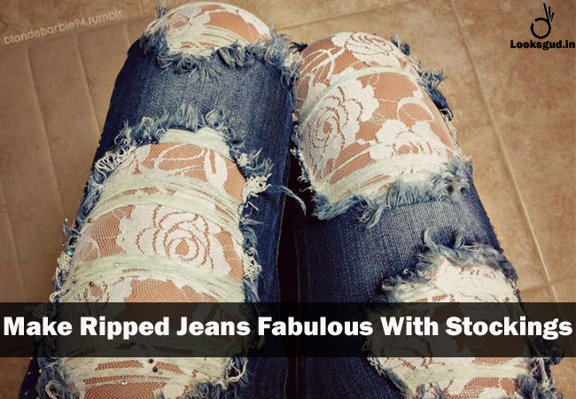 simple life hacks to use around the house for distressed denim jeans