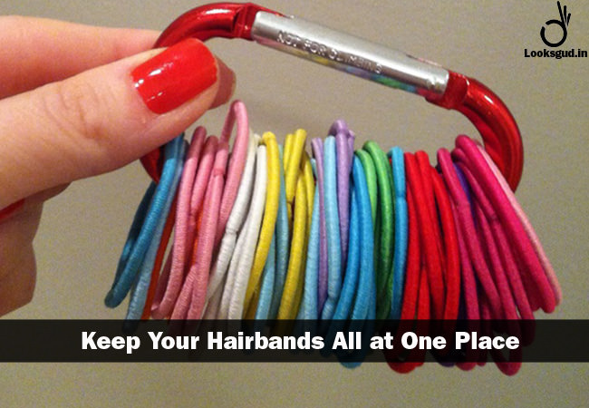 Simple and genius hacks to keep all hairbands at one place