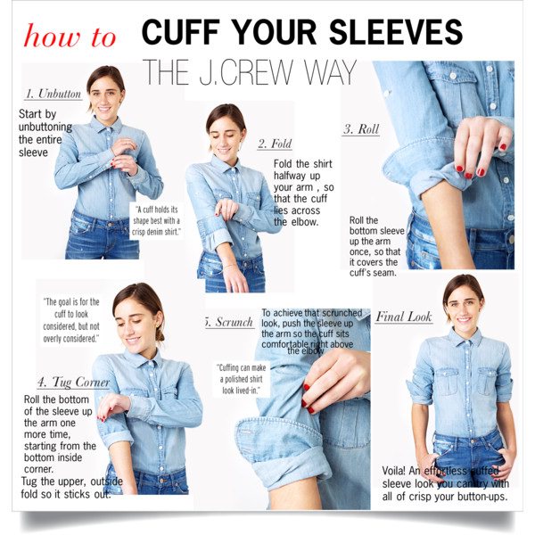 fashion style hacks for shirt cuff