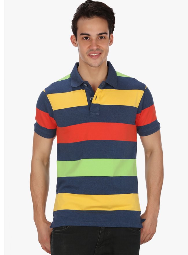 mudo multicolor striped t-shirt