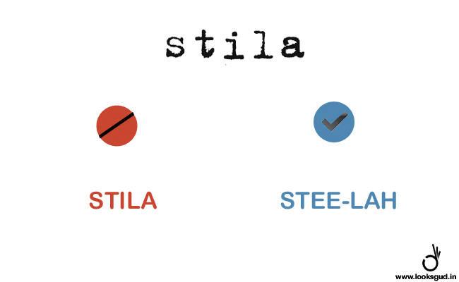how to pronounce designer cosmetics brand stila