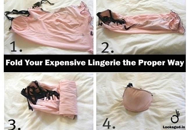 trick to fold lingerie like a master