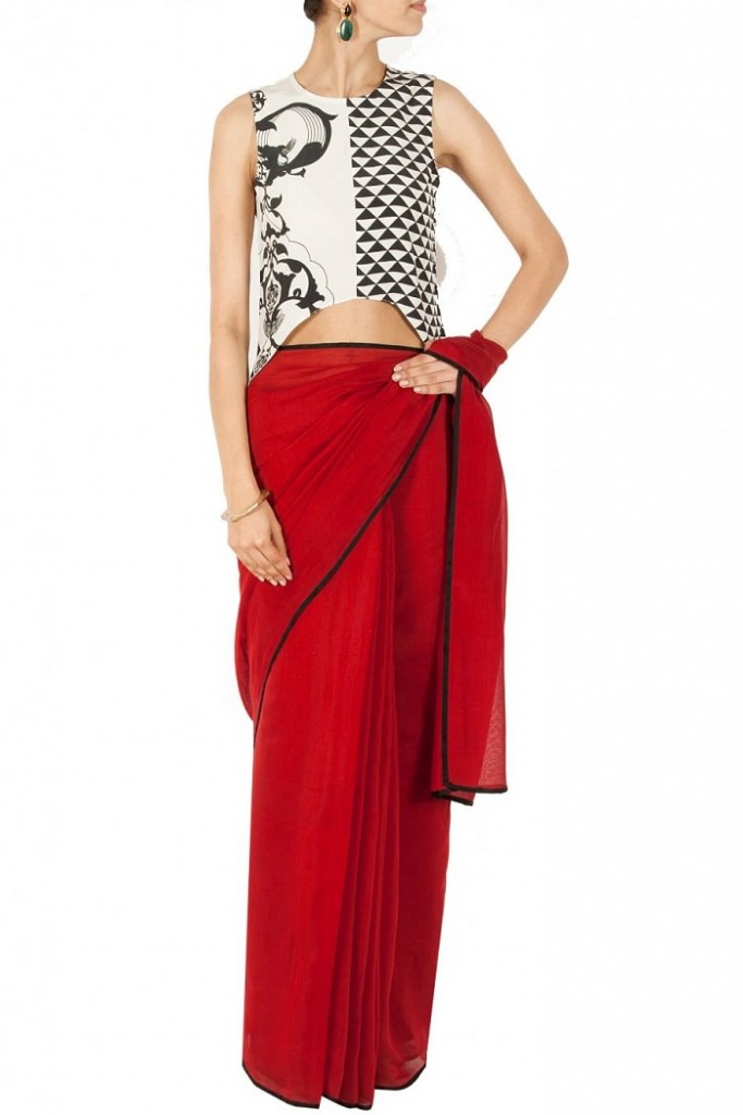 44 Types of Saree Blouses Front & Back Neck Designs