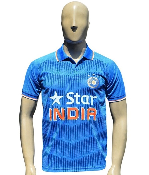 Team india cricket blue polo t-shirt for kids