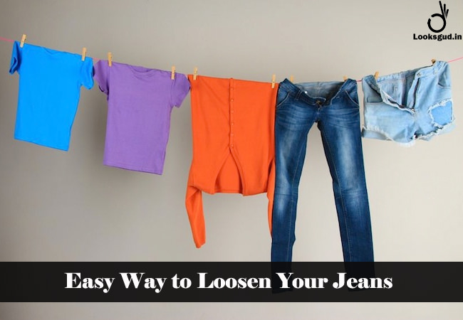 easy way to loosen your jeans