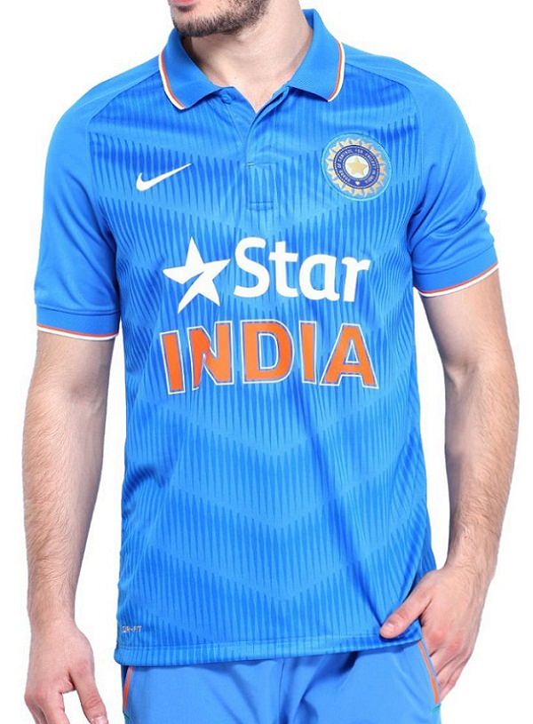 nike indian cricket team polo t-shirt