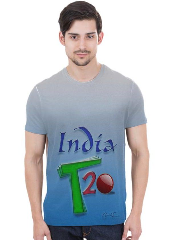 custom cricket printed t shirts online shopping