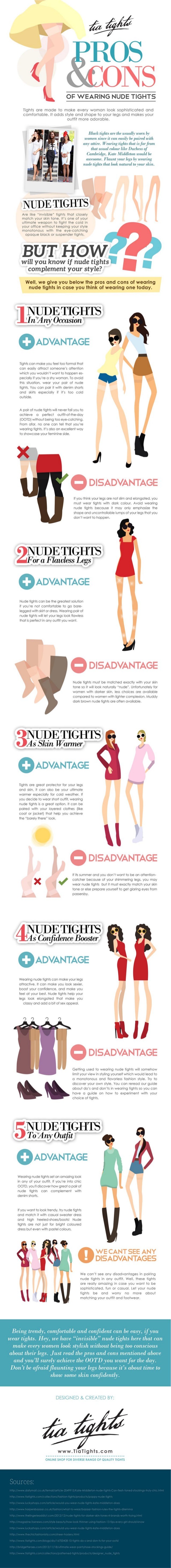 pros and cons of wearing nude tights