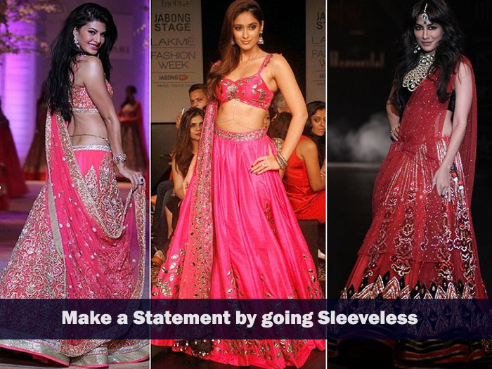 Way to reuse wedding lehenga choli: make a statement by going sleeveless choli