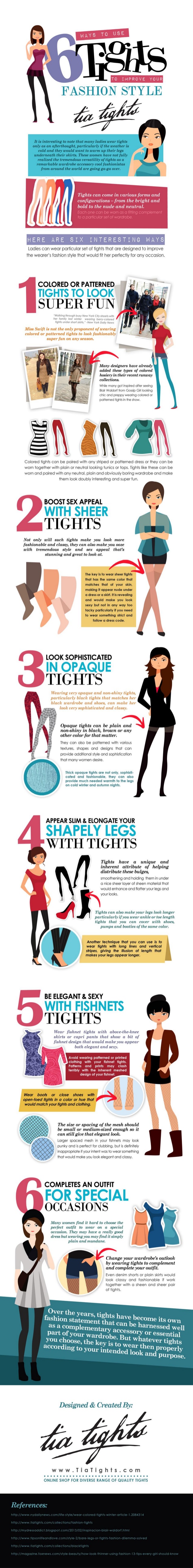 ways to use tights to improve your fashion style
