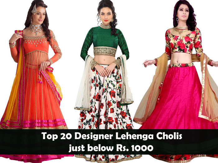 designer lehenga cholis