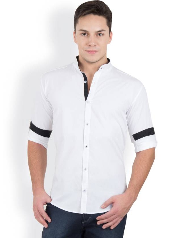 ghpc-white-cotton-stand-collar-casual-shirt